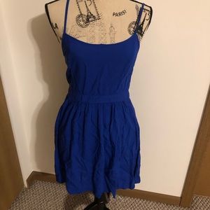 Cobalt blue sun dress